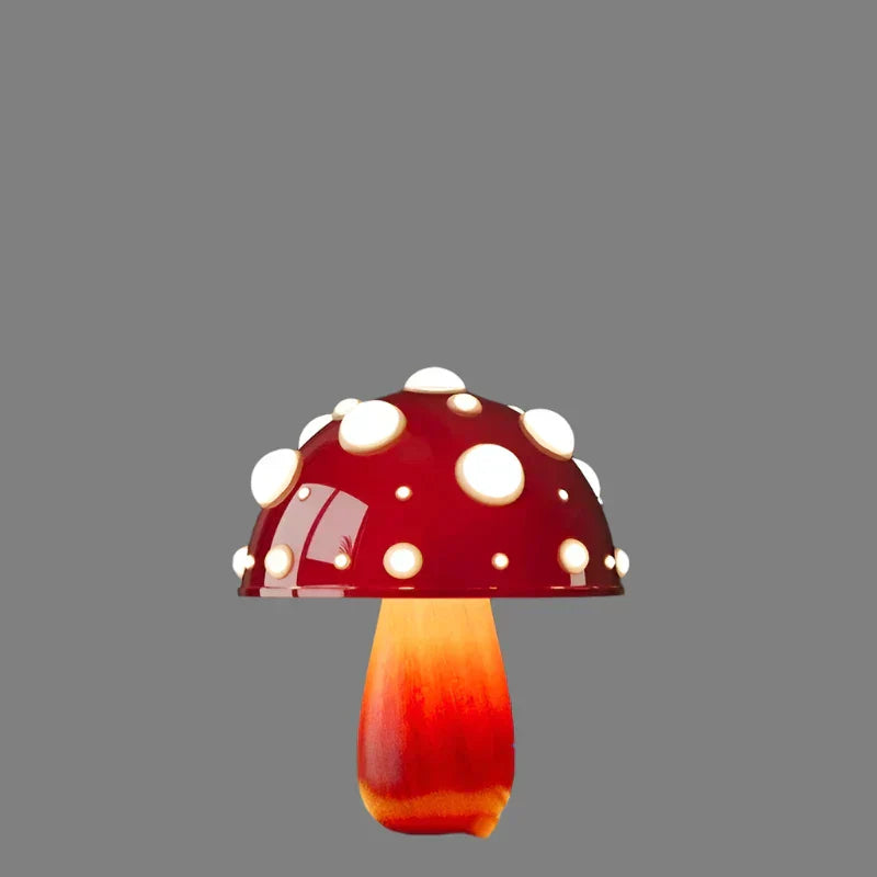 Atmospheric Rechargeable LED Night Lamp in Mushroom Shape - Perfect for a Cozy Bedroom with Soft Lighting