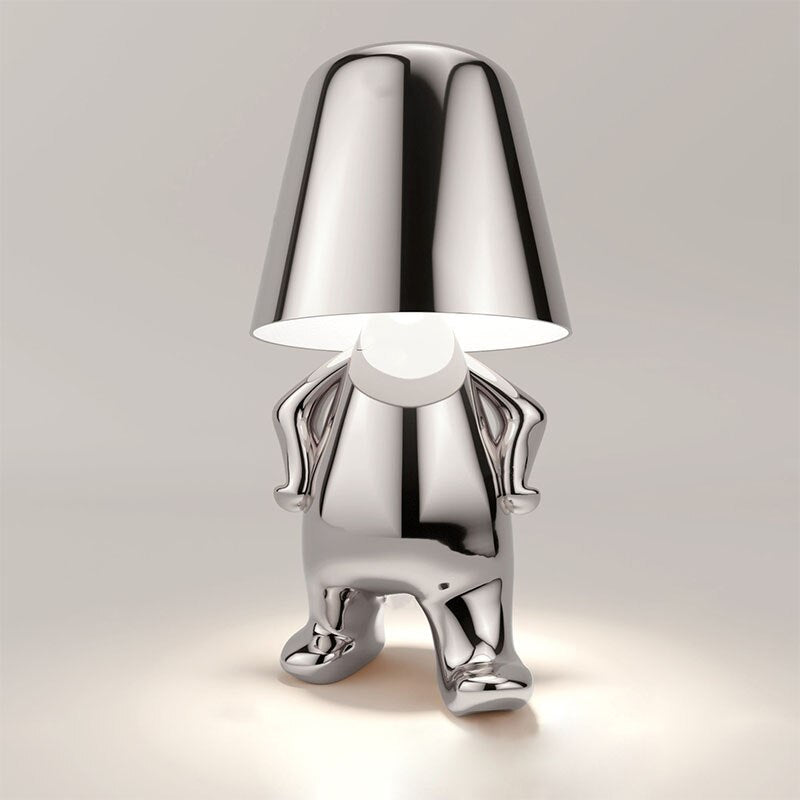 Stylish Dimmable LED Lamp for a Cozy Atmosphere - White, 30 cm High, Ideal for Indoor and Outdoor Use
