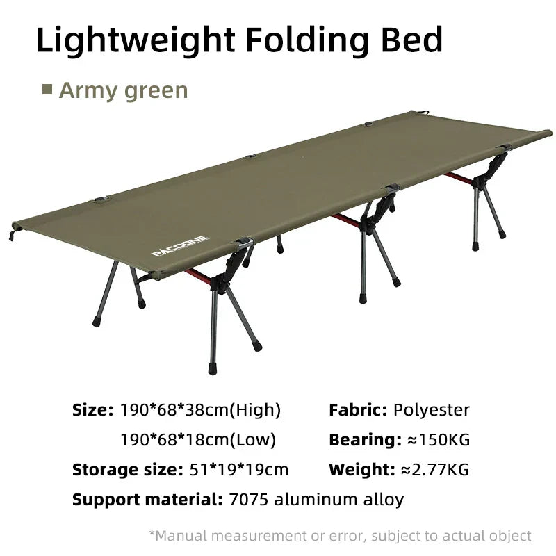 Ultimate Folding Camping Bed – Lightweight and Comfortable Cot for Adventurous Campers