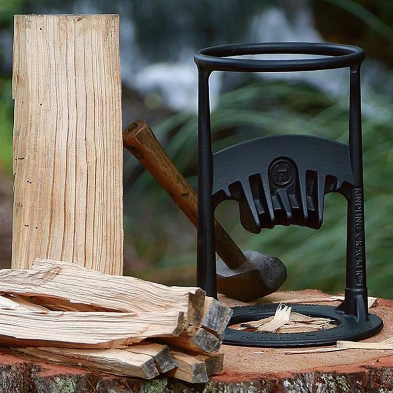 WoodSafe Wood Splitter – The Fast, Safe Solution for Perfect Firewood!