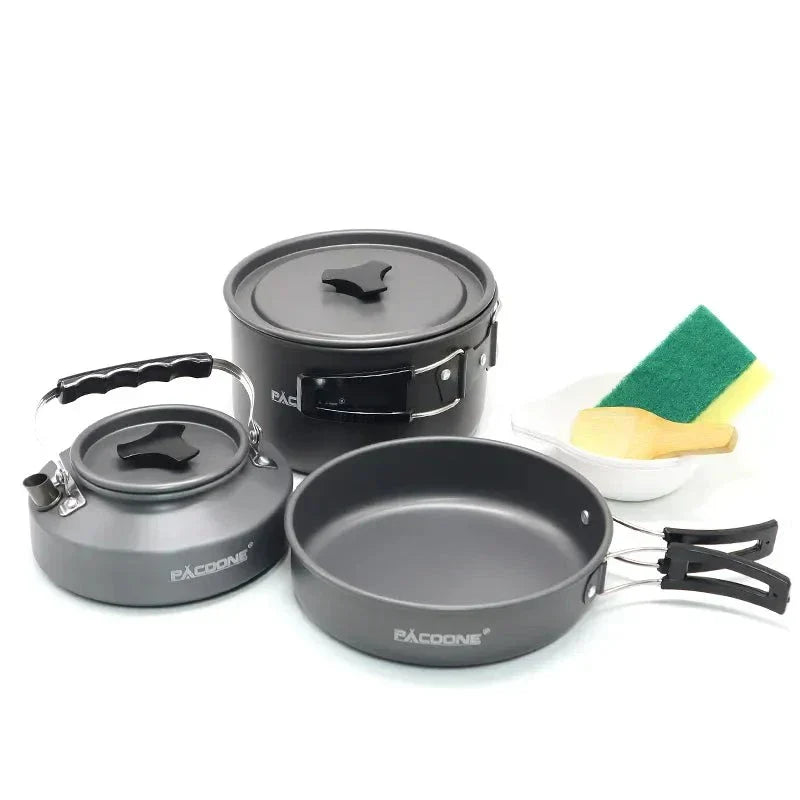 Ultimate Portable Cooking Set for Camping – Lightweight and Compact for Your Outdoor Adventures!