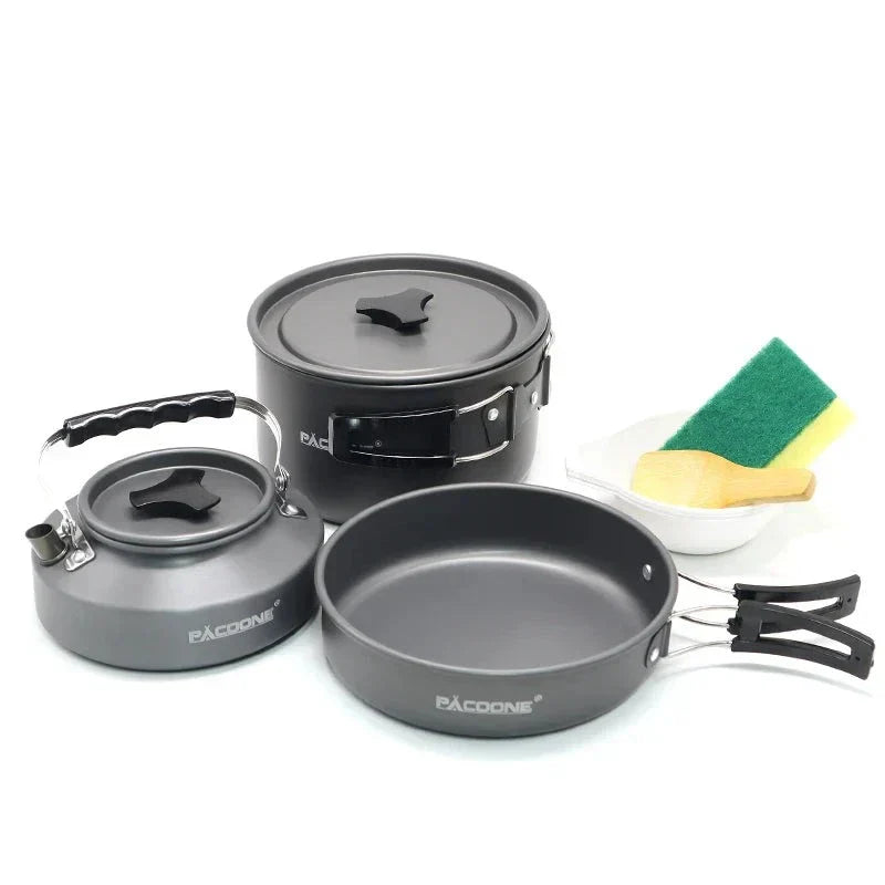 Ultimate Portable Cooking Set for Camping – Lightweight and Compact for Your Outdoor Adventures!