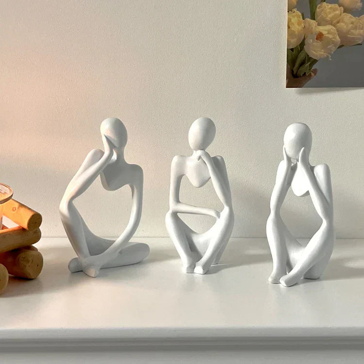 Stylish Decorative Figure – Elegant and Soothing Resin Art for Any Space