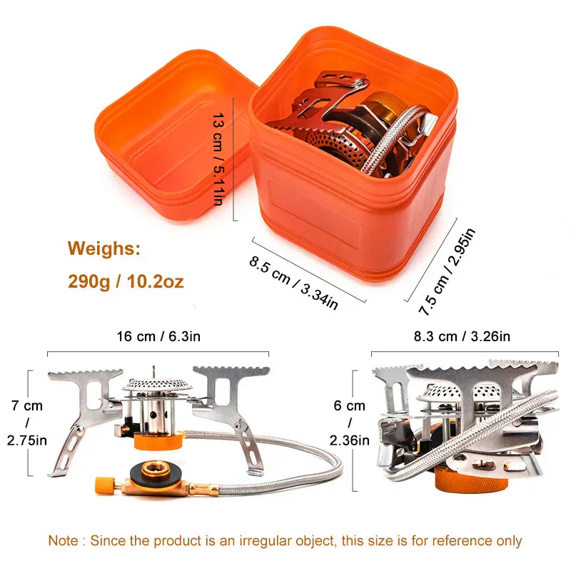 Portable Gas Burner for Camping – Perfect for Outdoor Adventures and Hiking!