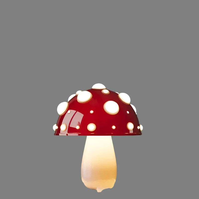 Atmospheric Rechargeable LED Night Lamp in Mushroom Shape - Perfect for a Cozy Bedroom with Soft Lighting