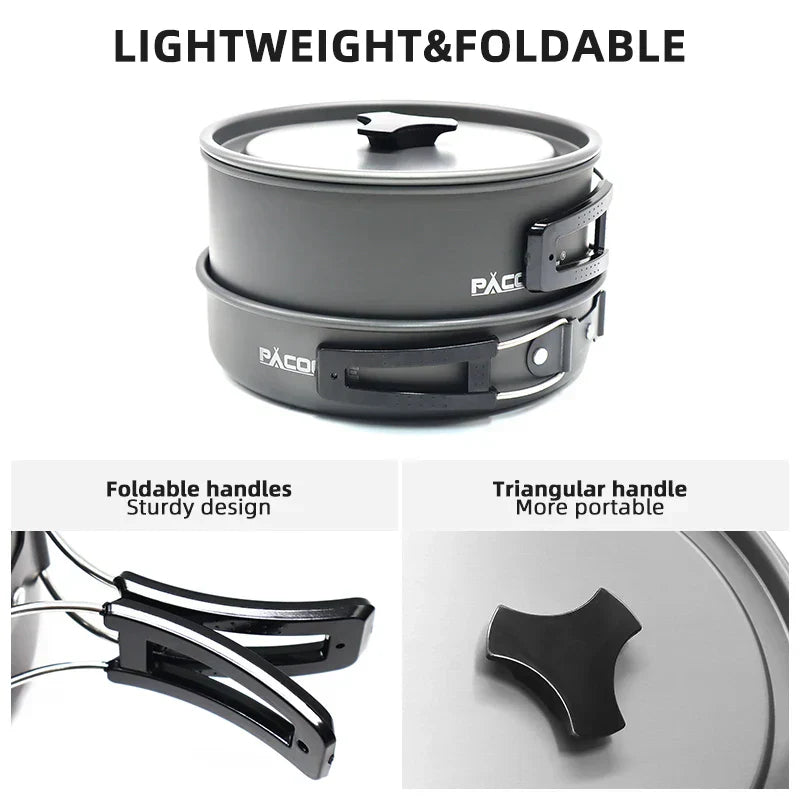 Ultimate Portable Cooking Set for Camping – Lightweight and Compact for Your Outdoor Adventures!