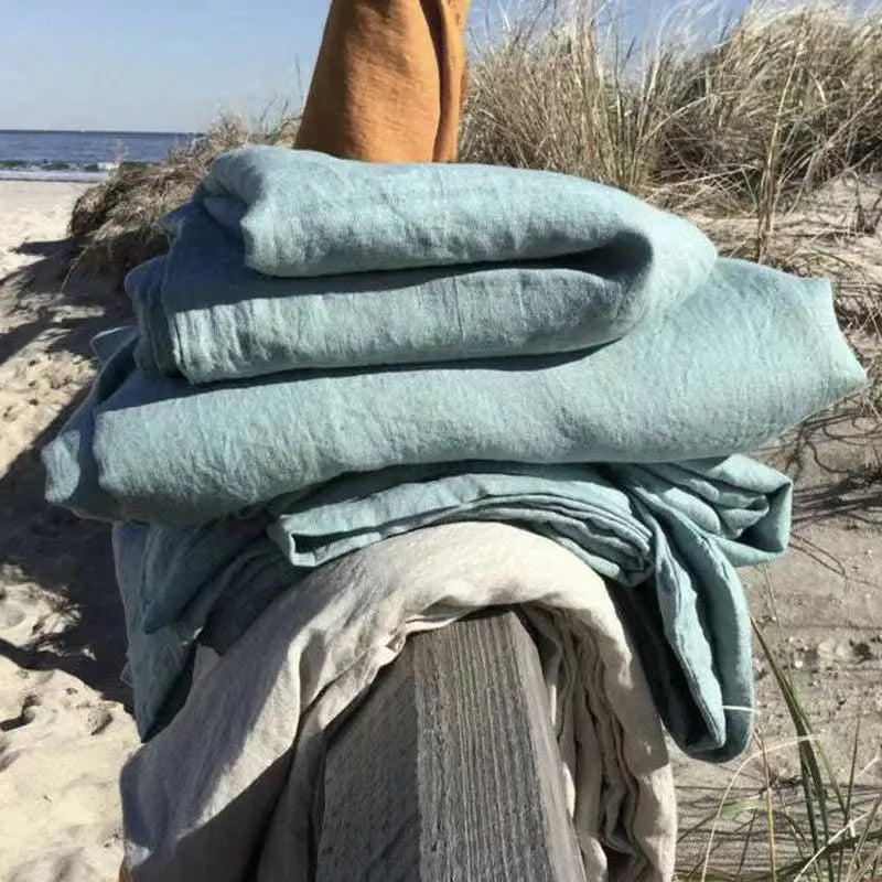 Luxury Breathable Linen Bedding for Unmatched Sleep Comfort – 100% Natural Linen, Moisture-Regulating and Machine Washable