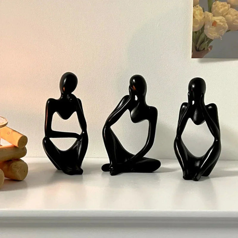 Stylish Decorative Figure – Elegant and Soothing Resin Art for Any Space