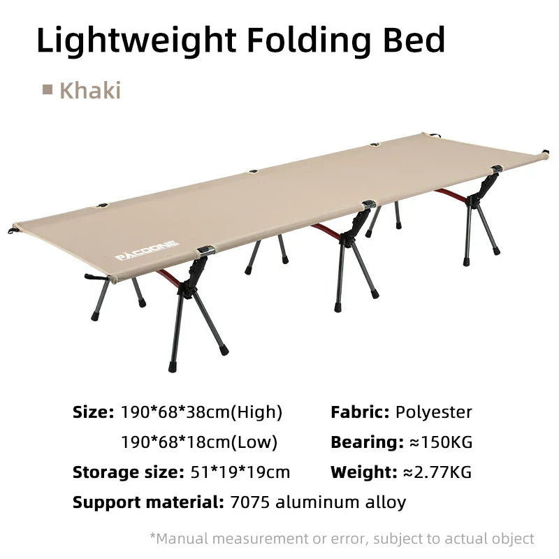 Ultimate Folding Camping Bed – Lightweight and Comfortable Cot for Adventurous Campers