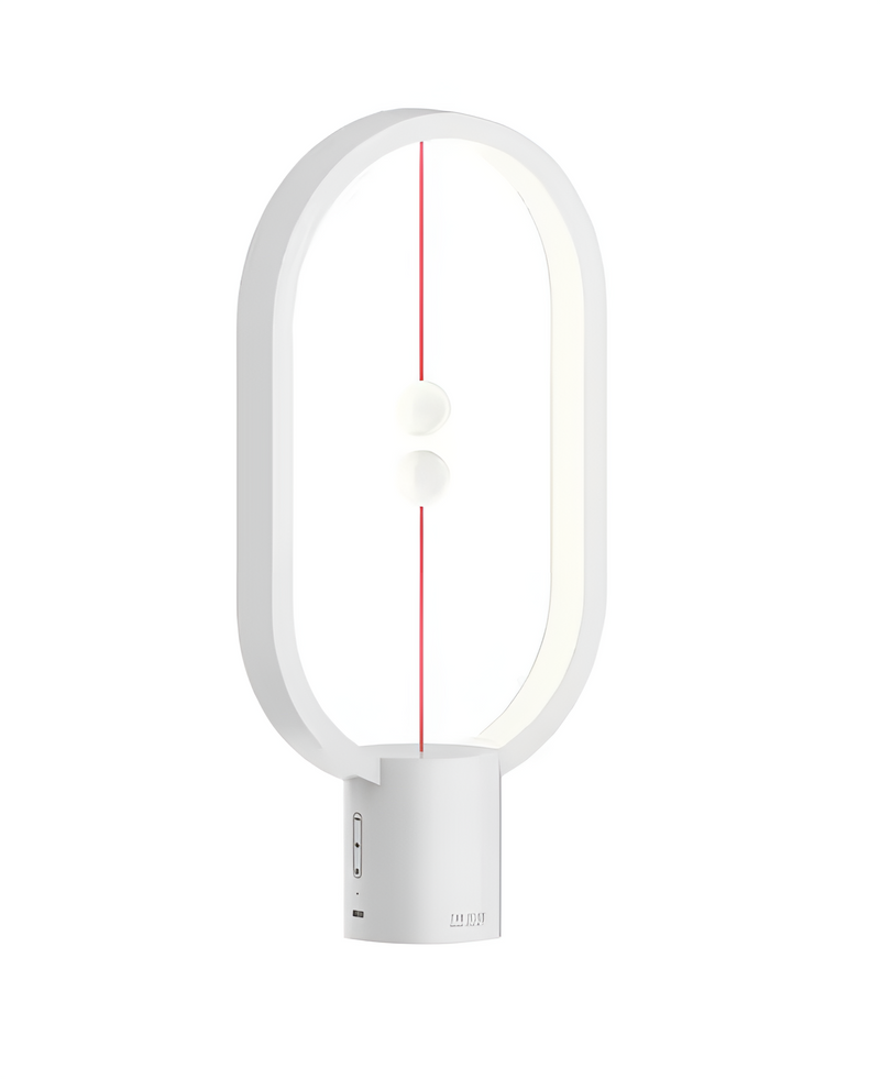 Stylish Wireless Table Lamp with Magnetic Control - Rechargeable Black LED Lamp for a Modern and Functional Lighting Effect