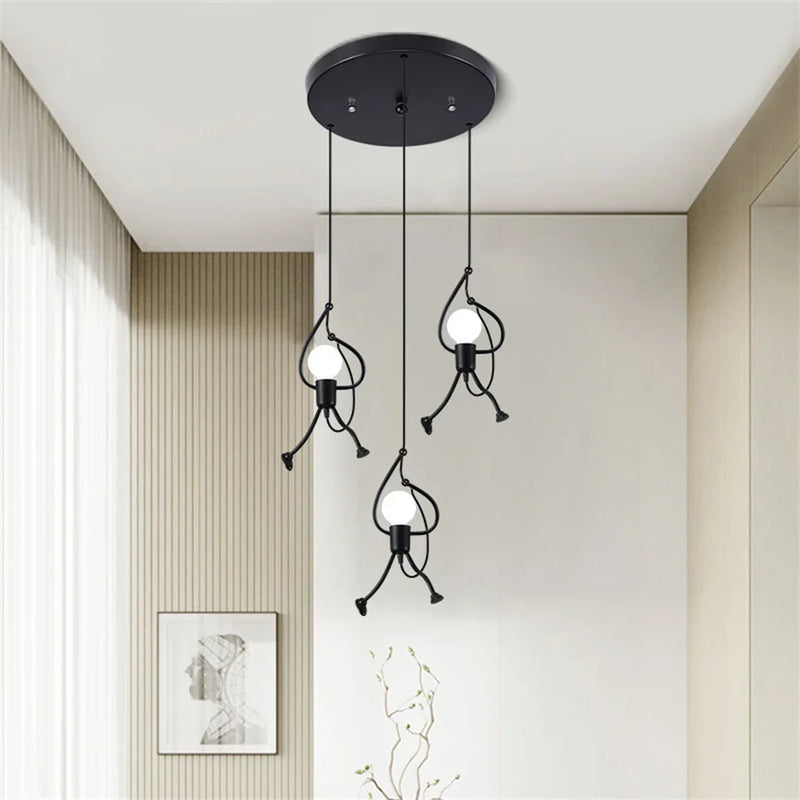 Unique Metal Wall Lamp – Playful and Creative Design