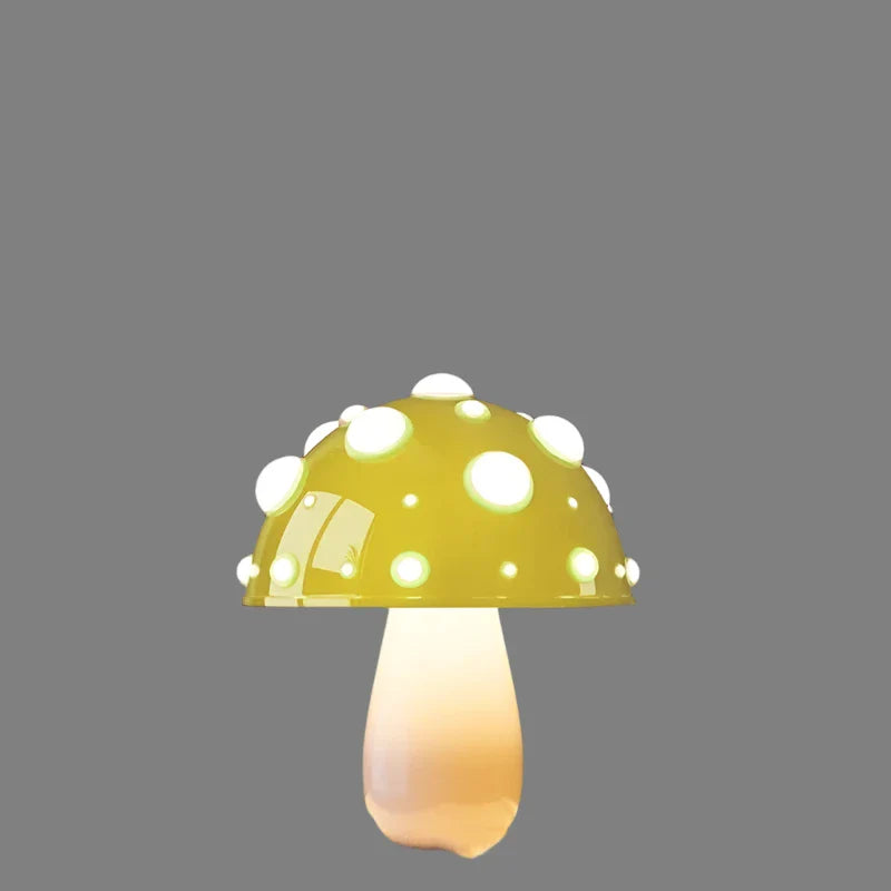 Atmospheric Rechargeable LED Night Lamp in Mushroom Shape - Perfect for a Cozy Bedroom with Soft Lighting
