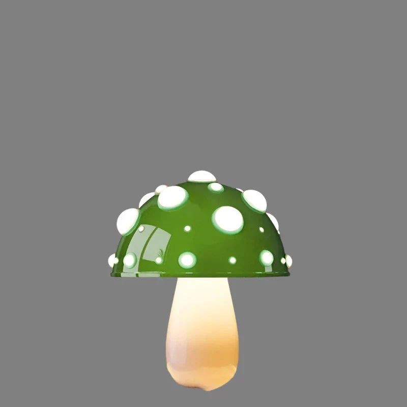 Atmospheric Rechargeable LED Night Lamp in Mushroom Shape - Perfect for a Cozy Bedroom with Soft Lighting