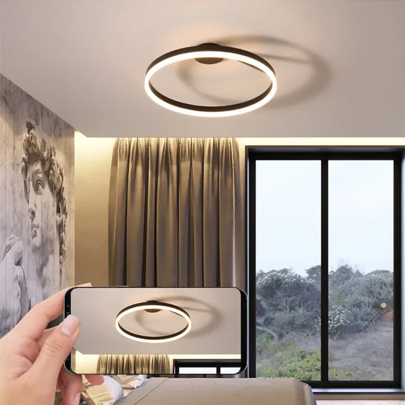 AuraSphere | Elegant round ceiling light for a contemporary atmosphere