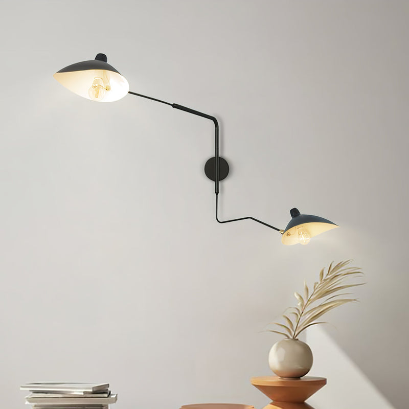 Stylish Wall Lamp with Flexible Arm and Adjustable Shade – Perfect for Comfortable Indoor Lighting
