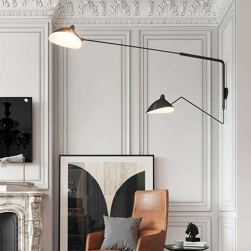 Stylish Wall Lamp with Flexible Arm and Adjustable Shade – Perfect for Comfortable Indoor Lighting