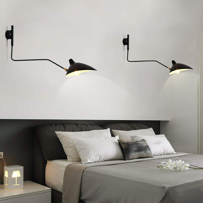 Stylish Wall Lamp with Flexible Arm and Adjustable Shade – Perfect for Comfortable Indoor Lighting