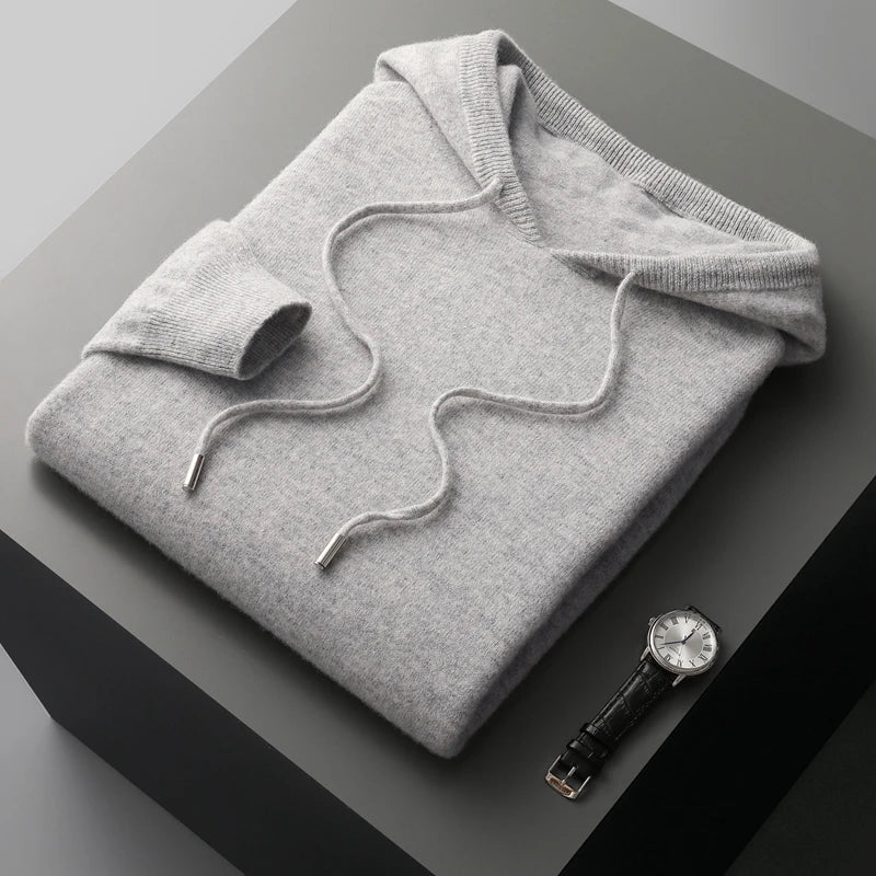 100% Merino Wool Hoodie – Ultimate Luxury and Timeless Elegance