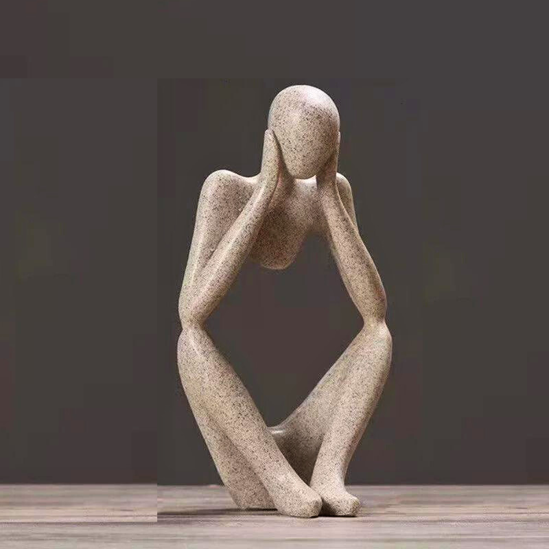 Stylish Decorative Figure – Elegant and Soothing Resin Art for Any Space