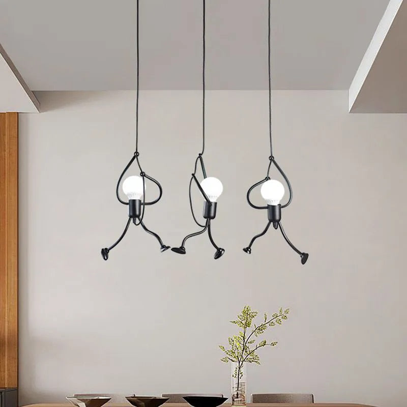 Unique Metal Wall Lamp – Playful and Creative Design