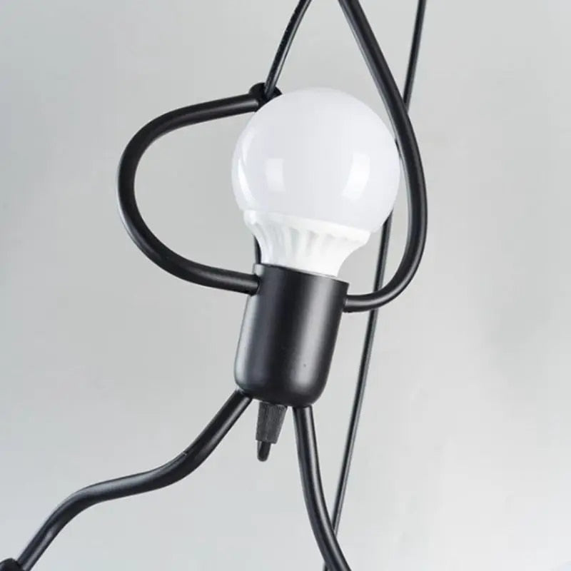 Unique Metal Wall Lamp – Playful and Creative Design