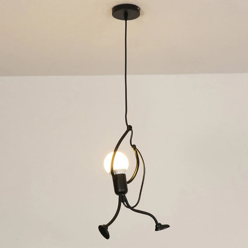 Unique Metal Wall Lamp – Playful and Creative Design