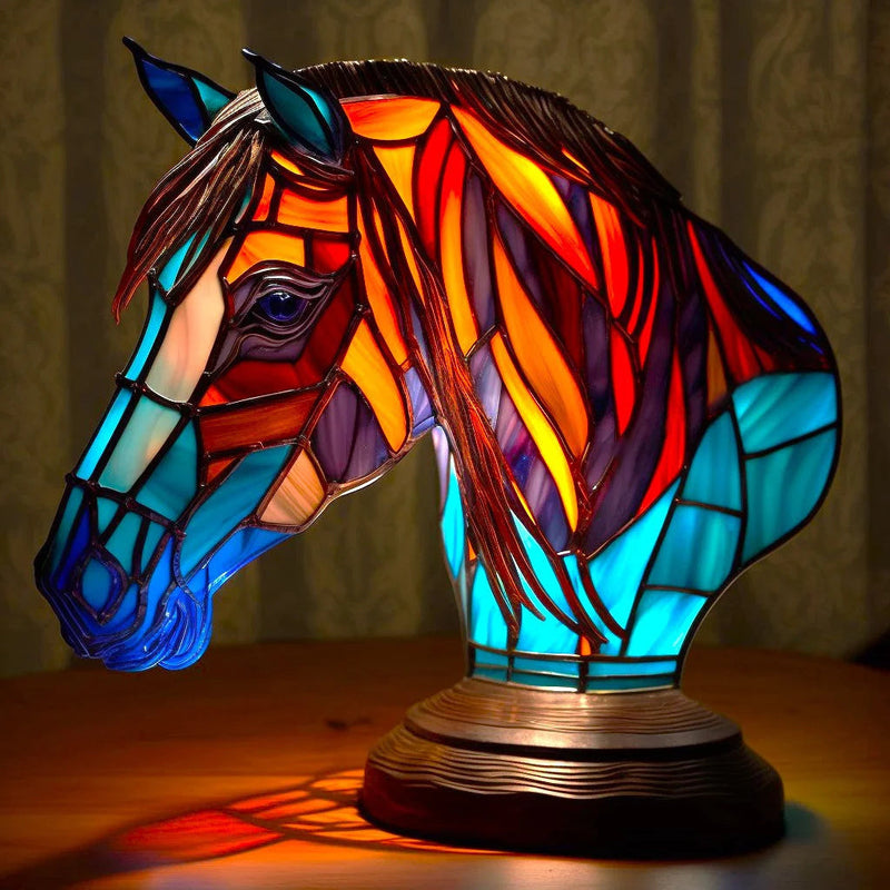 Chic Animal Lamp in Stained Glass Style – Bring Elegance and Coziness to Your Home