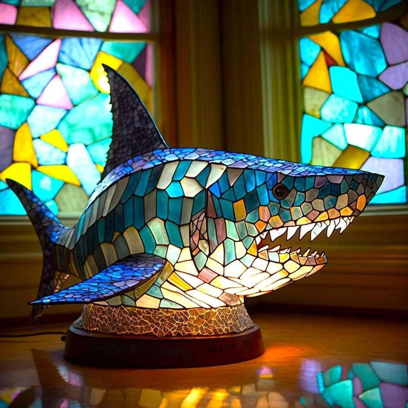 Chic Animal Lamp in Stained Glass Style – Bring Elegance and Coziness to Your Home