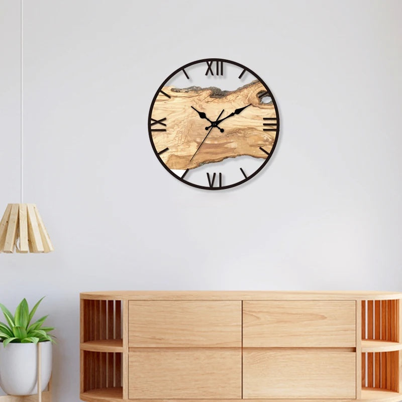 LucidHours - Sleek Design Transparent Wall Clock for Chic Home Decoration