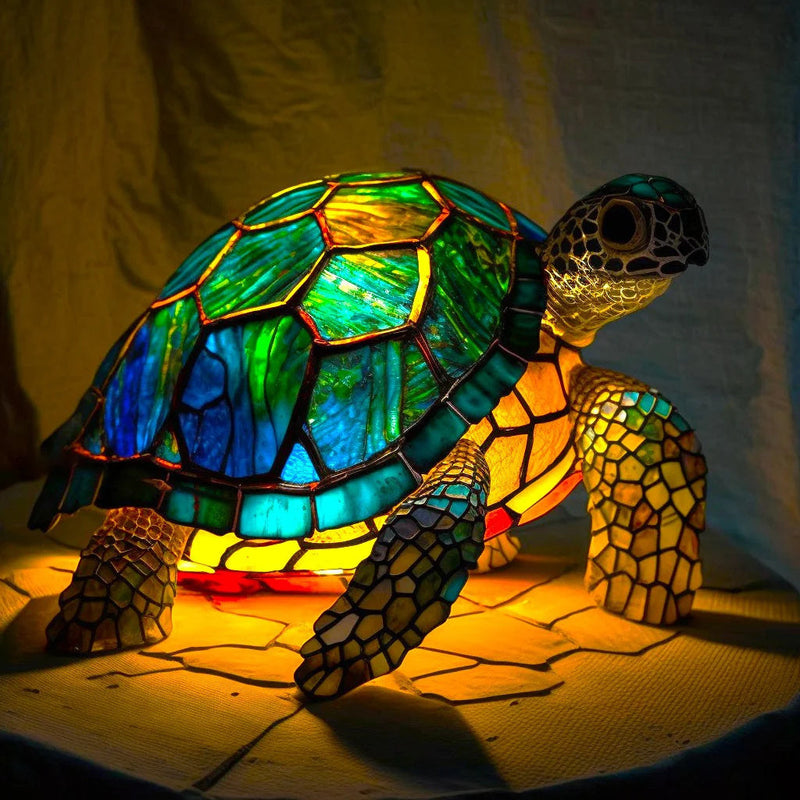 Chic Animal Lamp in Stained Glass Style – Bring Elegance and Coziness to Your Home