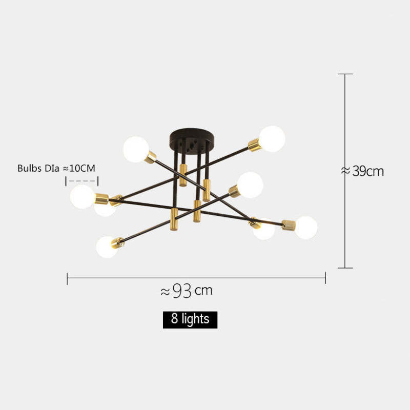 Stylish Orbita Pendant Lamp - Contemporary Metal Lighting with Energy-Efficient LED E27