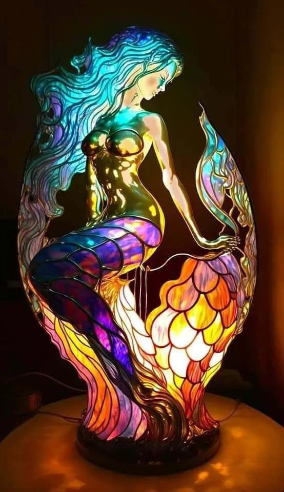 Chic Animal Lamp in Stained Glass Style – Bring Elegance and Coziness to Your Home