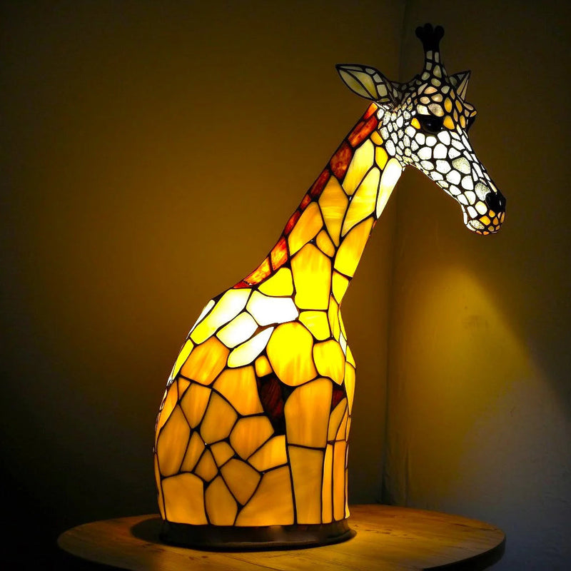 Chic Animal Lamp in Stained Glass Style – Bring Elegance and Coziness to Your Home
