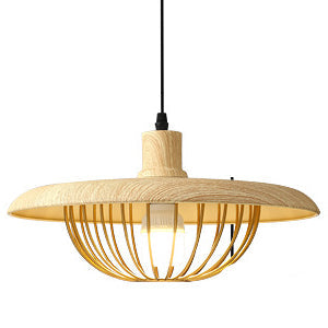 Atmospheric Scandinavian Wooden Pendant Lamp – Trendy Industrial Lighting for Any Space