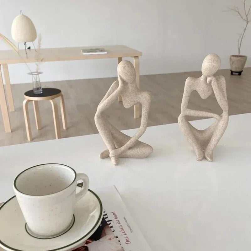 Stylish Decorative Figure – Elegant and Soothing Resin Art for Any Space