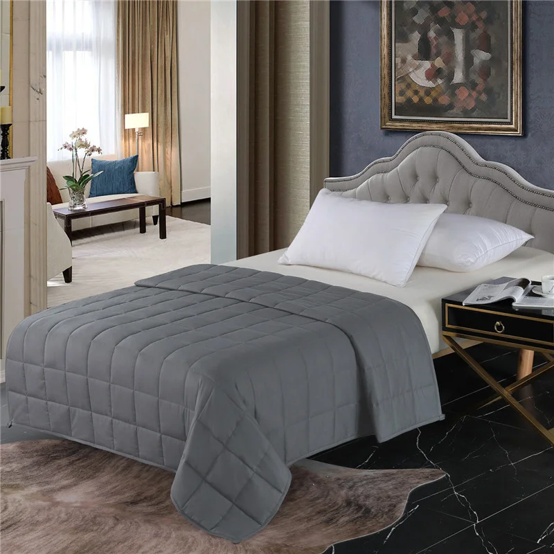 Treat yourself to our Luxury Weighted Blanket made of Breathable Cotton and Glass Beads for a Deep Sleep – Choose from 5, 7, or 10 kg!