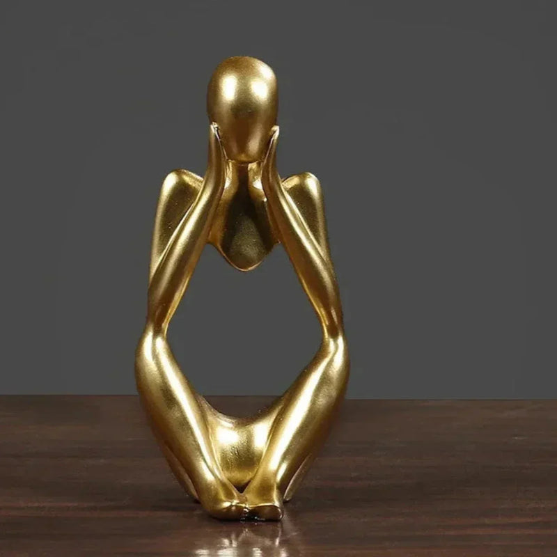 Stylish Decorative Figure – Elegant and Soothing Resin Art for Any Space