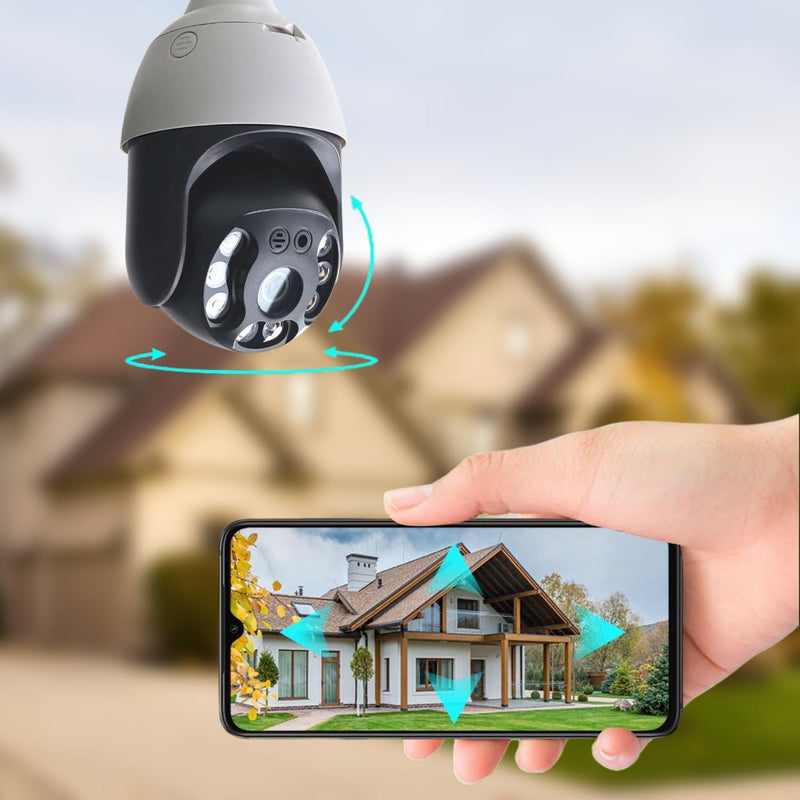 Revolutionary 360° HomeGuard Lamp Camera – Smart Panorama Security with Advanced Motion Detection