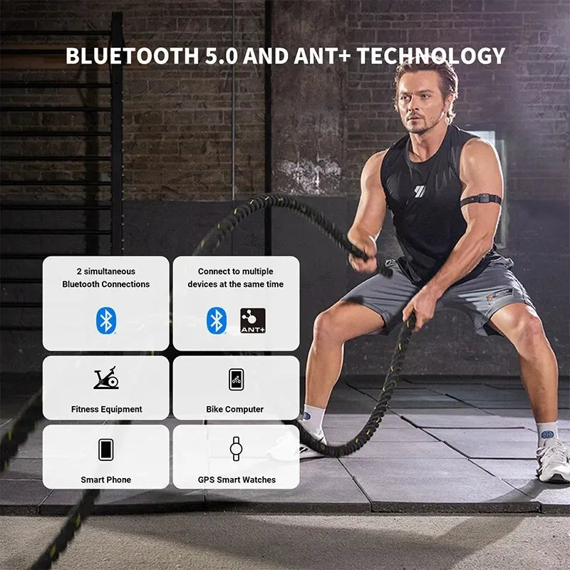Smart Heart Rate Monitor Band - Wireless Fitness Tracker for an Active Lifestyle and Optimal Health