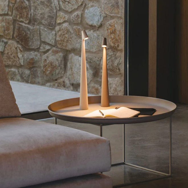 Stylish Wireless LED Table Lamp in Scandinavian Minimalist Design