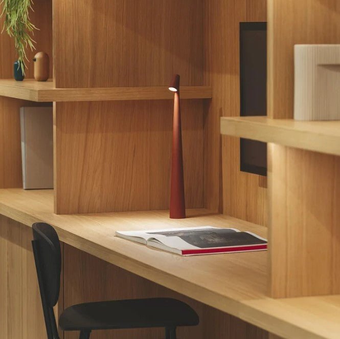 Stylish Wireless LED Table Lamp in Scandinavian Minimalist Design