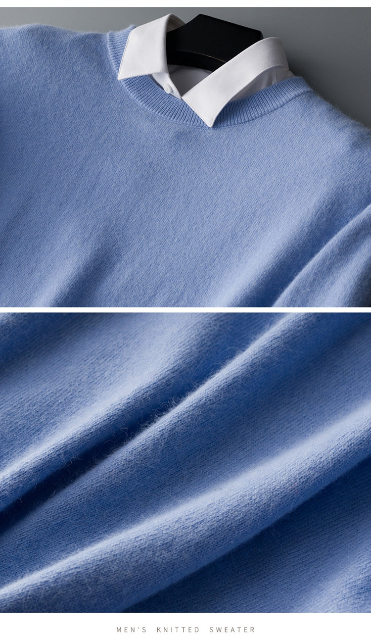 Refined Cashmere Men's Sweater – Elegance and Luxury for the Stylish Man