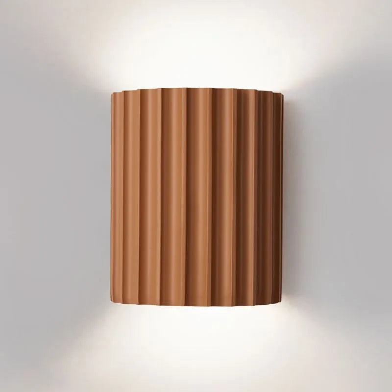 Stylish Black Wall Lamp with Pleated Shade - Perfect Lighting for Your Living Room and Bedroom