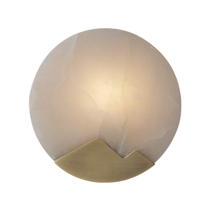 Elegant Nordic Minimalist LED Wall Lamp made of Marble and Brass with Dimmer – Adjustable Light for a Cozy Interior Decor