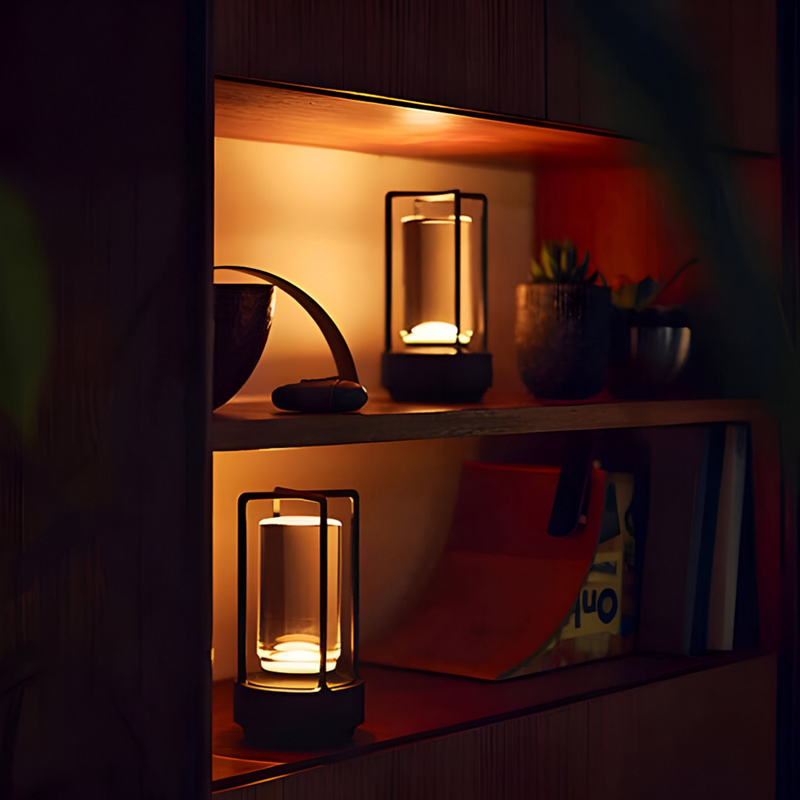Adjustable Wireless Rechargeable Table Lamp - Waterproof and Portable for Any Adventure, Up to 10 Hours Battery Life and Optimal Brightness!
