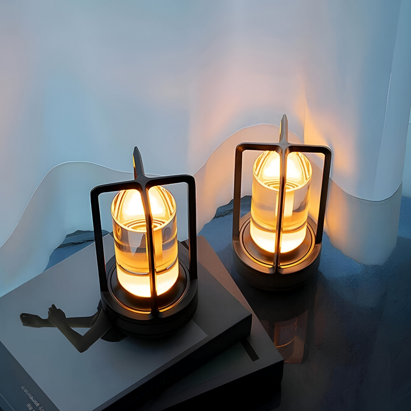 Adjustable Wireless Rechargeable Table Lamp - Waterproof and Portable for Any Adventure, Up to 10 Hours Battery Life and Optimal Brightness!