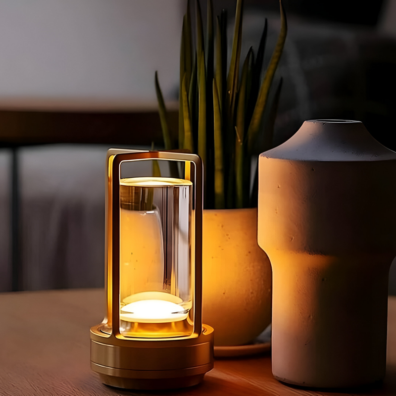 Adjustable Wireless Rechargeable Table Lamp - Waterproof and Portable for Any Adventure, Up to 10 Hours Battery Life and Optimal Brightness!