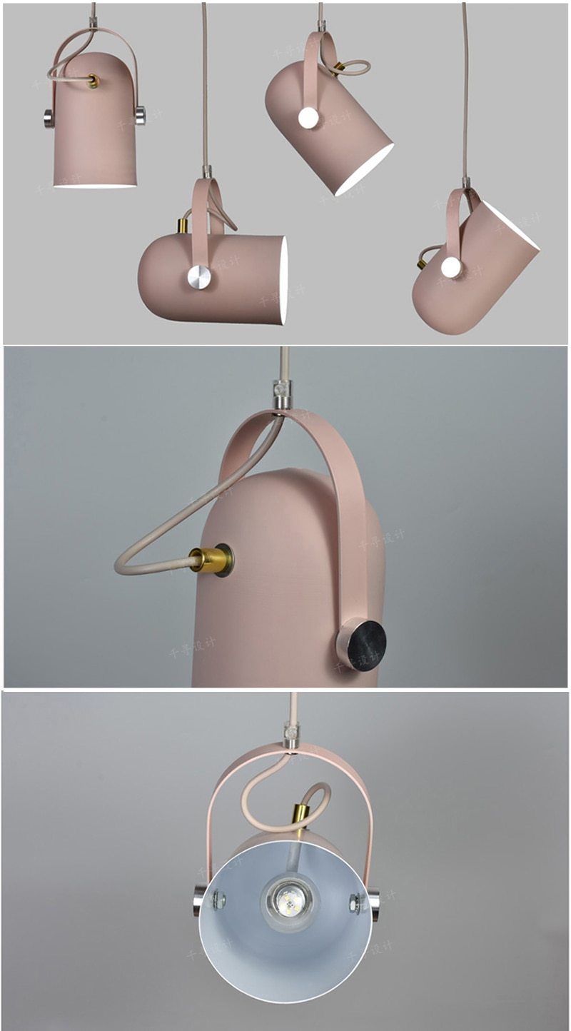 Stylish Scandinavian Drop-Shaped Pendant Lamp - Modern Metal Lighting for Your Living Room and Café