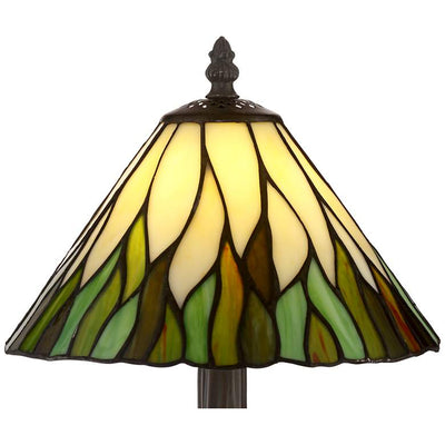 Tiffany-Style Glass Shade Accent Table Lamp