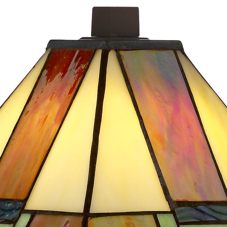 LED Art Glass Accent Table Lamp